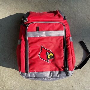 NEW NWT Rawlings NCAA Louisville Cardinals Soft Sided Backpack Cooler 32 Cans